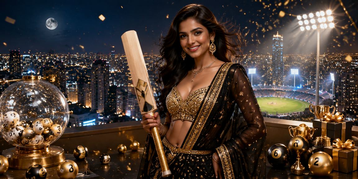 Mumbai Bandra cricket betting scene at night with Bollywood cinema lights