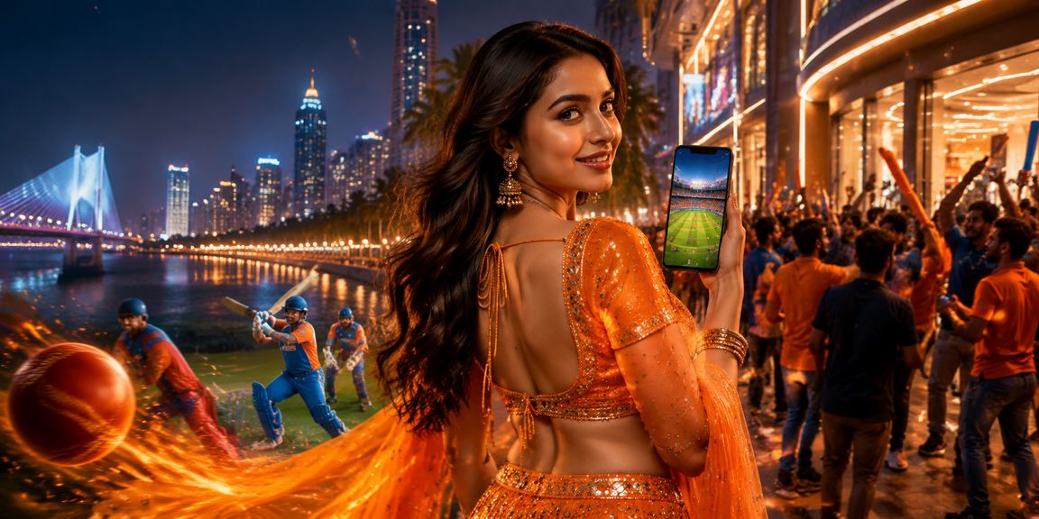 Mumbai Bandra cricket fans engaged in sports betting on mobile